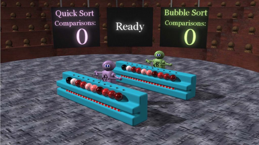 Quick sort vs bubble sort