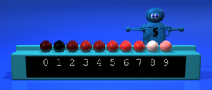 Shell sort 3-2-1 numbered